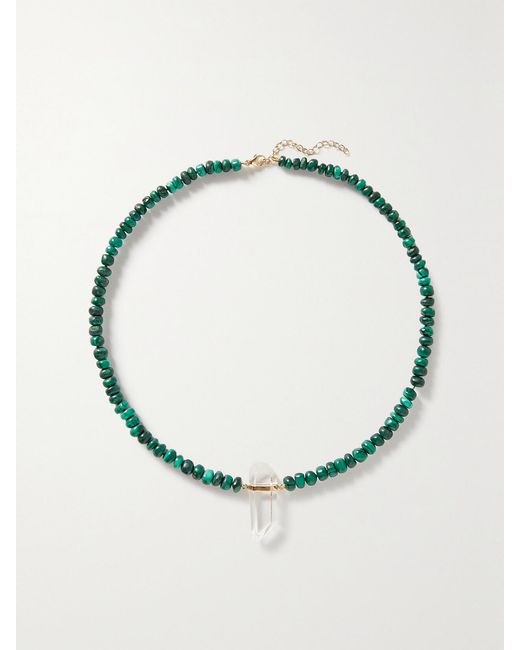 JIA JIA Green Malachite And Quartz Necklace