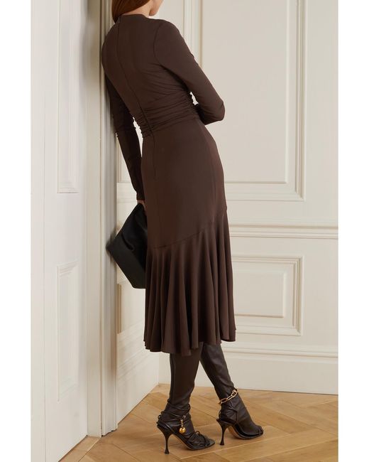 michael kors ruched jersey dress Michael Kors Collection
