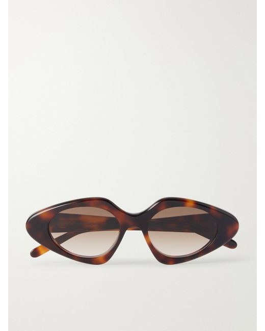 Loewe Multicolor Slim Cat-Eye Acetate Sunglasses