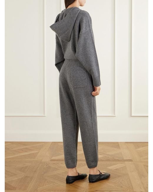 arch4 Gray Oli Cashmere Hoodie And Pants Set