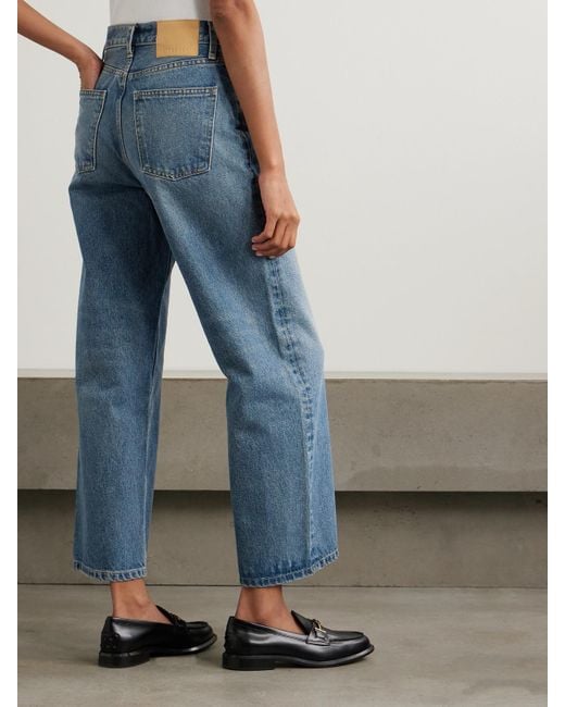 B Sides Blue Elissa High-Rise Wide-Leg Jeans