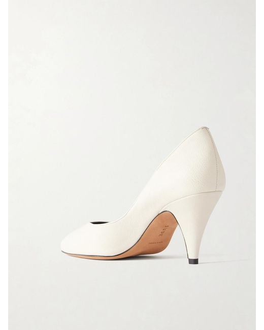 Jude White Haze 80 Leather Pumps