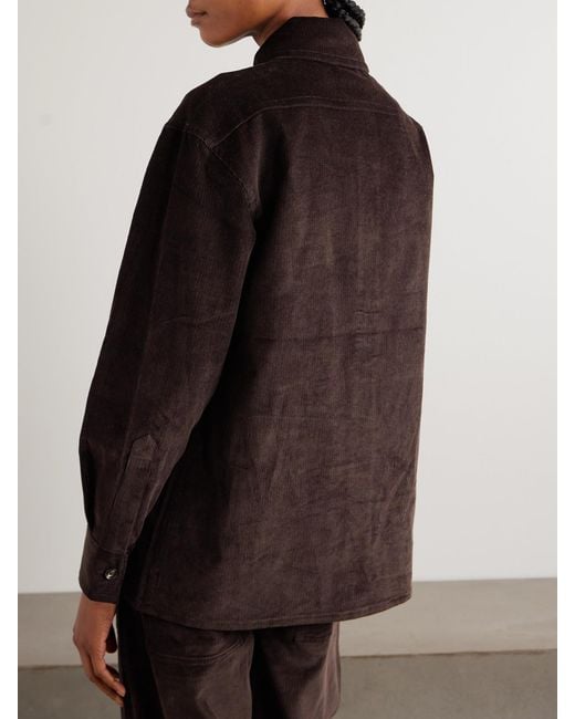 Co. Black Tton-Rduroy Shirt