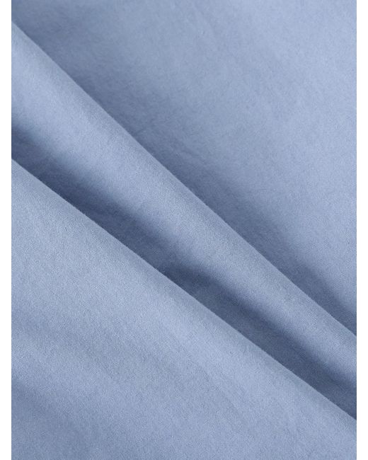 Matteau Blue Net Sustain Organic Cotton-Poplin Shorts