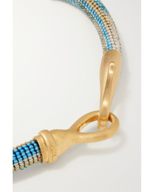 Ole Lynggaard Copenhagen Natural Life 18-Karat And Rope Bracelet