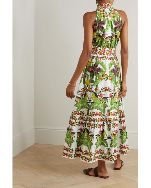 Biba multicoloured sale printed maxi dress