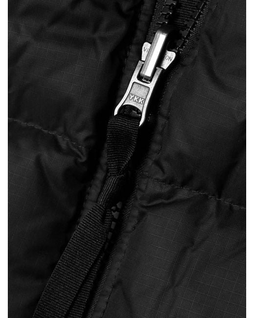 The North Face Black 1996 Retro Nuptse Gesteppte Daunenweste Aus Beschichtetem Ripstop
