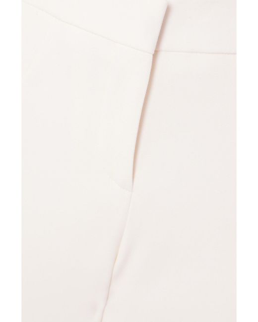 Tom Ford White Wool Wide-Leg Pants