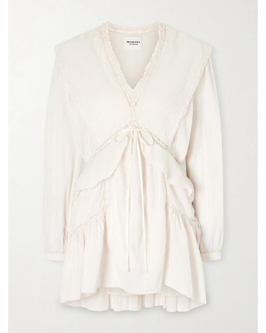 floral midi a line dress Puff Sleeve A-Line Midi Dress main image 1