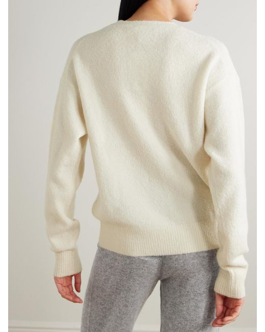ÉTERNE Natural Brock Cashmere-Blend Sweater