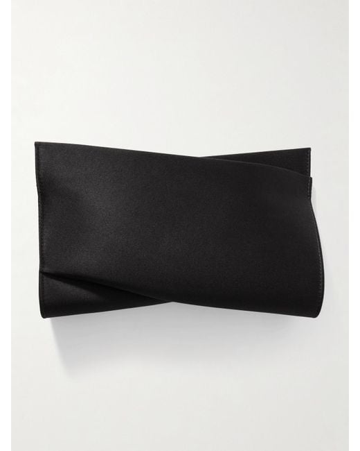 Pochette En Crêpe Satiné Loubitwist Christian Louboutin en coloris Black
