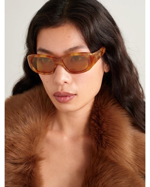 THISTLES Multicolor The Al Square-Frame Acetate Sunglasses
