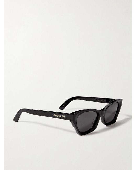Dior Black Diormidnight B1I Cat-Eye Acetate Sunglasses