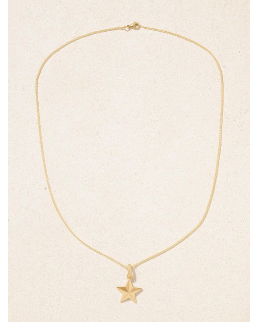 Marie Lichtenberg Natural Star 18-Karat Necklace