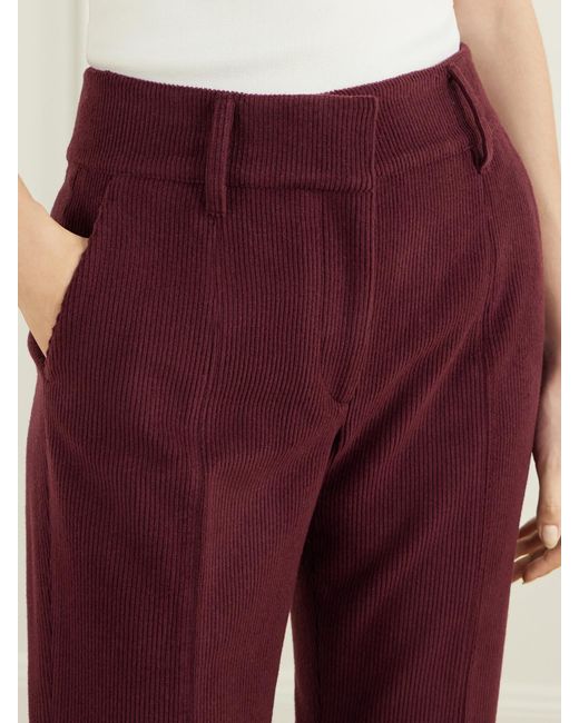 Gabriela Hearst Rhein Cashmere And Wool-Blend Flared Pants