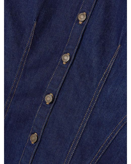 Agolde Blue Devon Denim Shirt