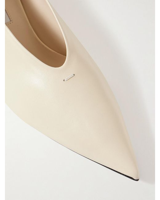 Jil Sander Natural Leather Pumps