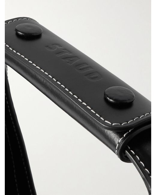 Staud Black Moon Tote Aus Leder