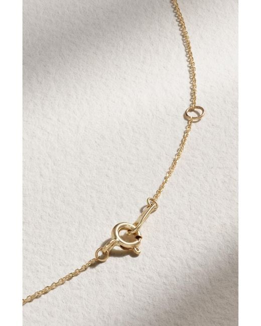 Mizuki Natural 14-Karat, Pearl And Diamond Necklace