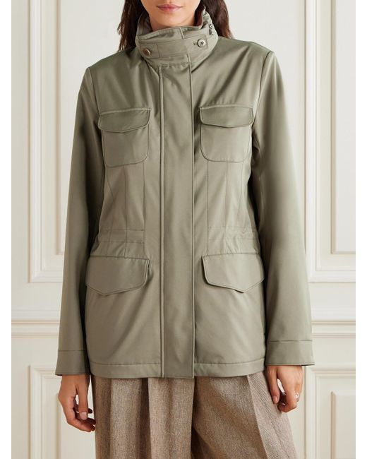 Loro Piana Green Traveller Shell Jacket