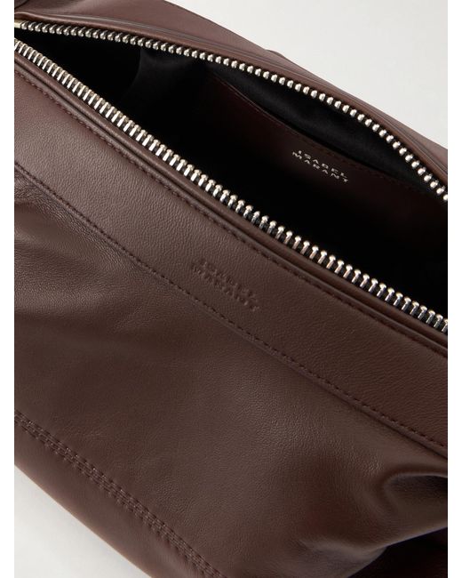 Isabel Marant Brown Maia Medium Braided Leather Shoulder Bag