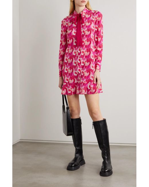 red valentino shirt dress