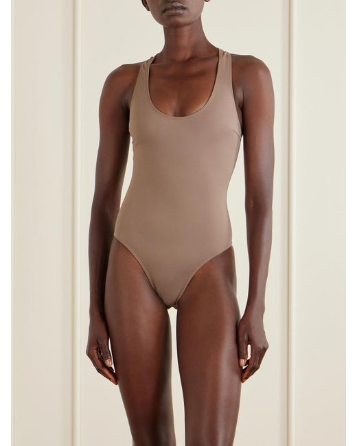 Matteau Natural Maillot Racerback Swimsuit