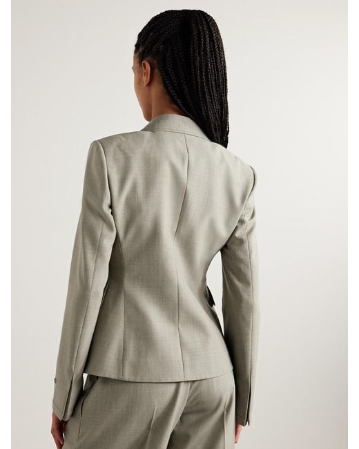 Burberry Gray Wool Blazer