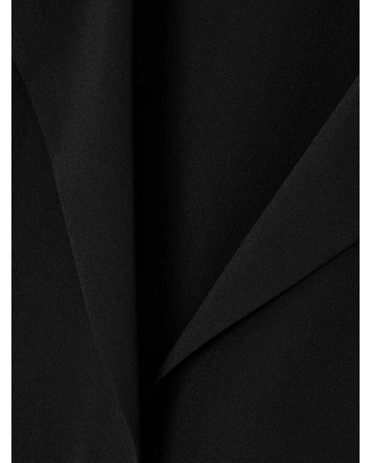Saint Laurent Black Silk Crepe De Chine Blouse