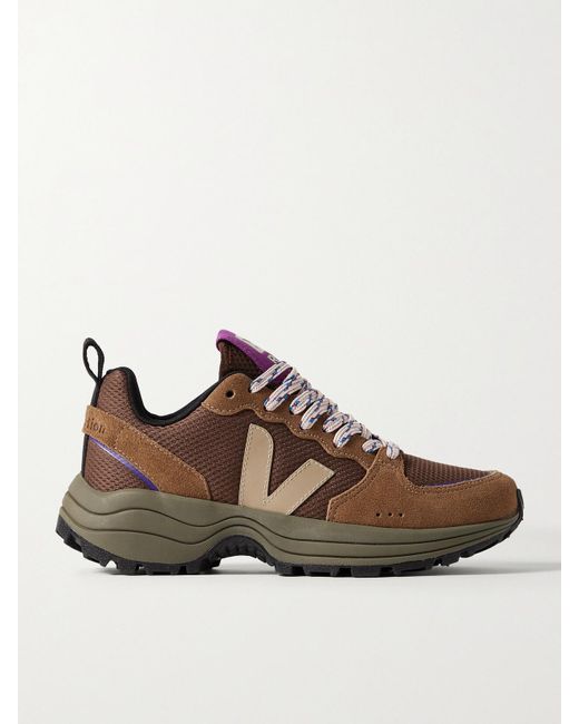 Veja Brown X Reformation Venturi Alveomesh Sneakers - Women's - Recycled Polyester/suede/fabric/rubber