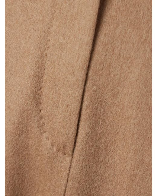 Max Mara Natural Hose Mit Geradem Bein Aus Kamelhaar