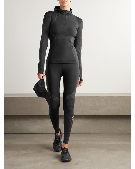 Adidas By Stella McCartney Black Truepace Cold.Rdy Stretch Recycled Leggings