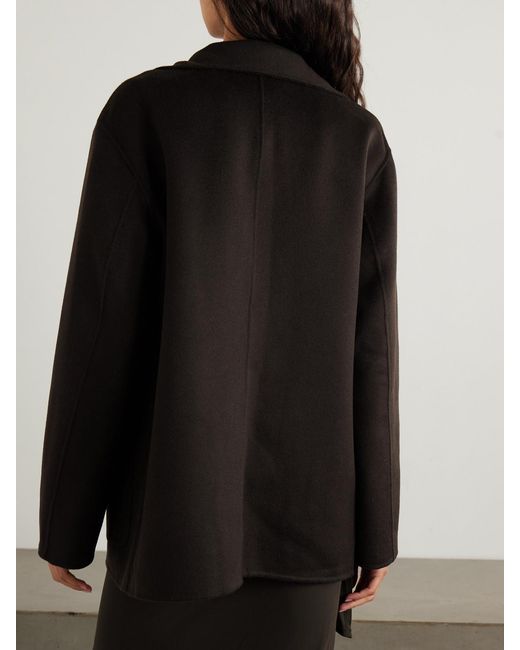 Totême  Black Wool-Felt Jacket