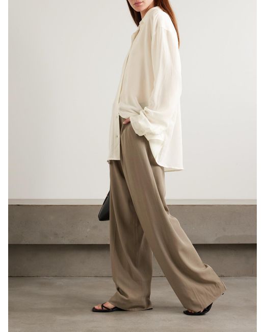 Totême  Natural Hemd Aus Voile