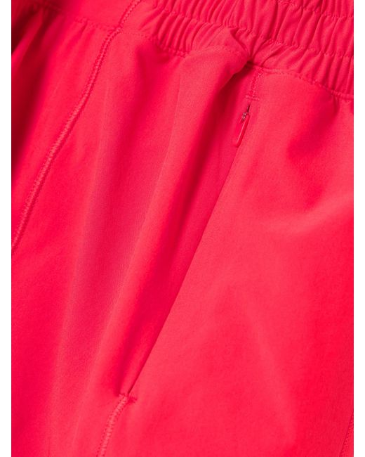 lululemon athletica Red Hotty Hot 10,2 Cm Hoch Sitzende, Gefütterte Shorts