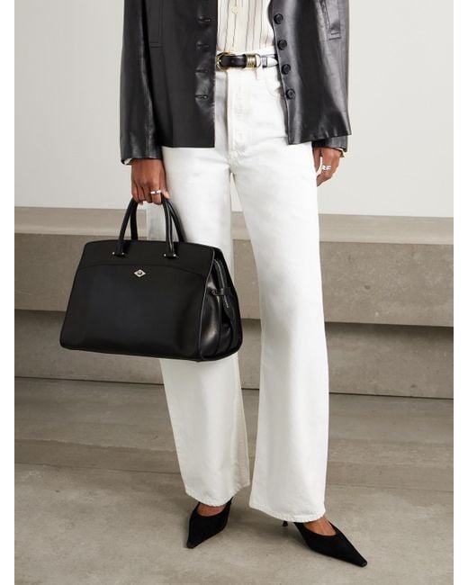 Metier Black Private Eye Leather Tote