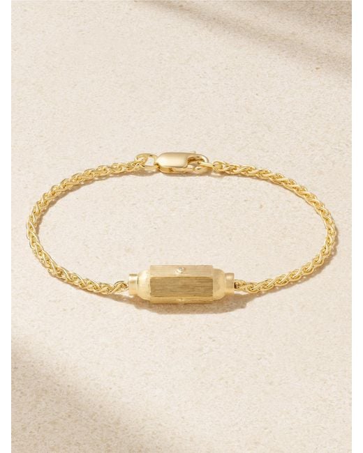 Marie Lichtenberg Natural Micro Coco 18-Karat Diamond Bracelet