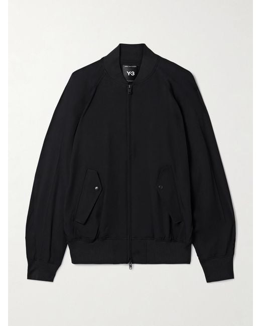 adidas Originals Women's Black Y-3 Twill Track Jacket