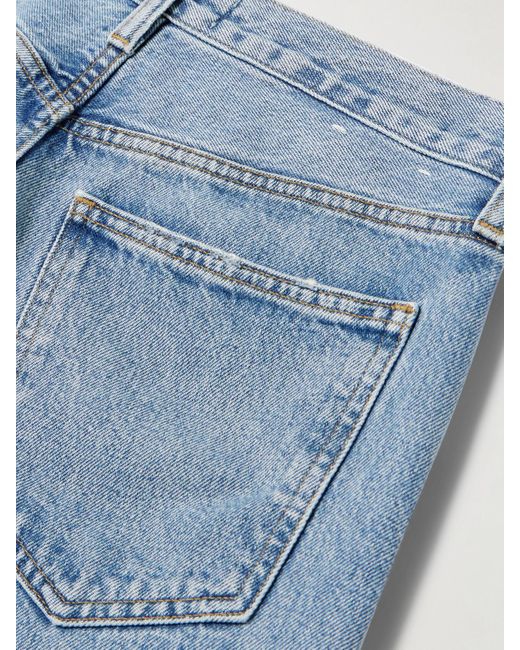 Agolde Blue Twist Low Slung Baggy Jeans