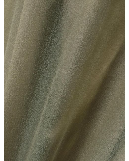 staud calluna dress green Olive Green Mismatched Dresses – Lisposa main image 0