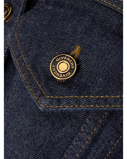 Veste En Jean Givenchy en coloris Blue