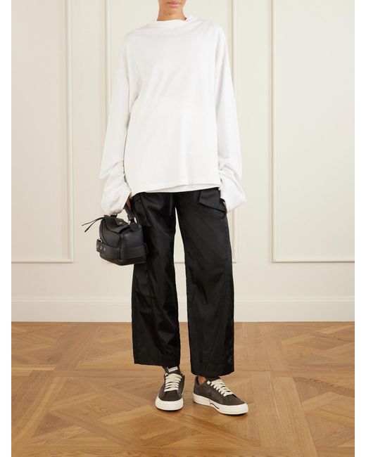 Rick Owens Brown Converse Onestr Sneakers Aus Kuhhaar Mit Lederbesätzen