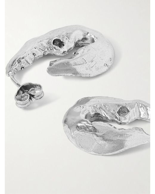 Alighieri White The Crustacean Earrings Recycled Earrings