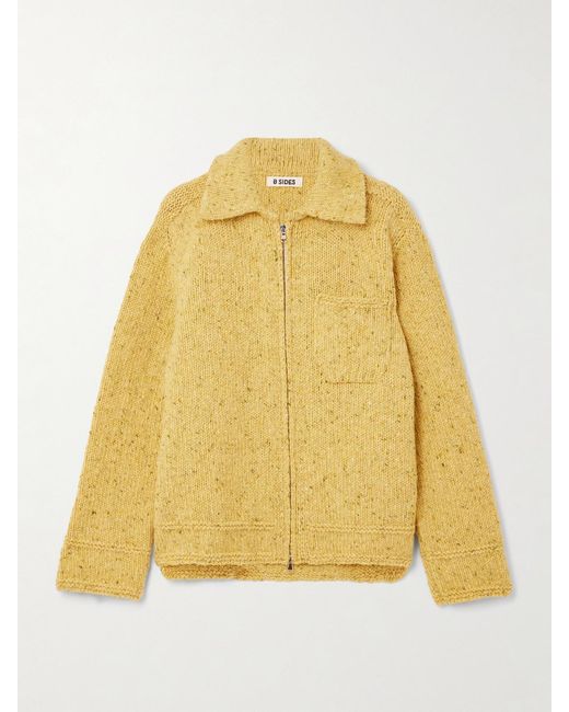 B Sides Yellow Wool Knitted Jacket