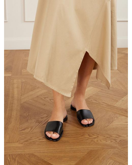 Maison Margiela White Tabi Split-Toe Leather Flats