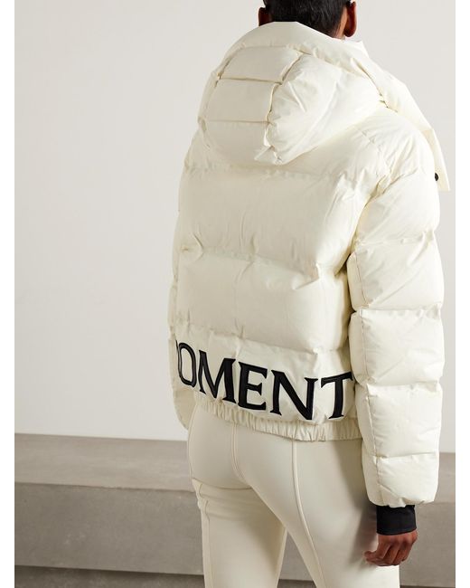 Perfect Moment Natural Polar Flare Hooded Down Ski Jacket