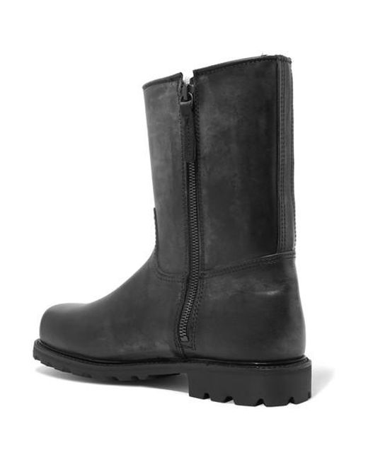 Damen Arlbergerin Stiefel Aus Leder Mit Shealing futter in schwarz Arlbergerin Stiefel