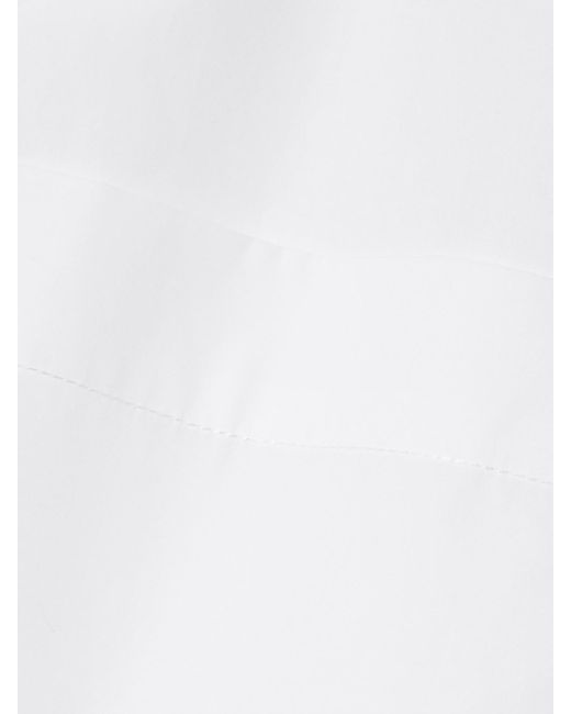Twp White Boyfriend Cotton-Poplin Shirt