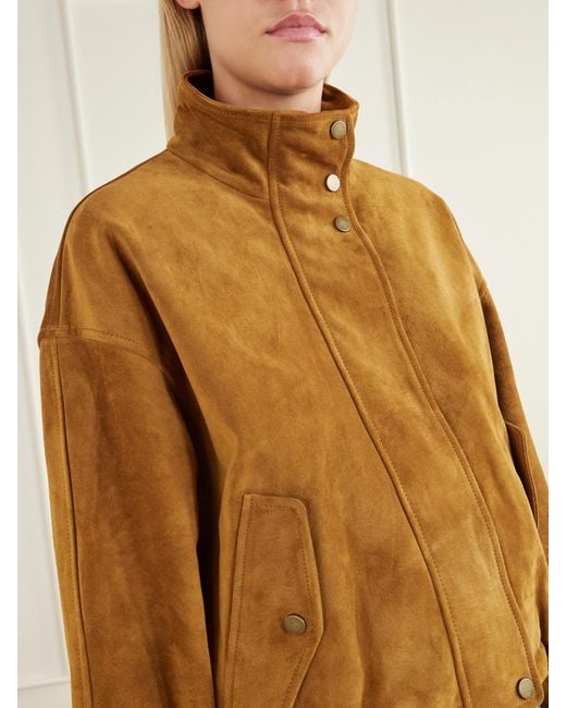 Veronica Beard Brown Bateman Cropped Suede Jacket