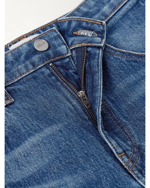 Khaite Blue Viv Hoch Sitzende Jeans Mit Schmalem Bein